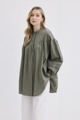 NERVÜLLÜ KETEN GÖMLEK