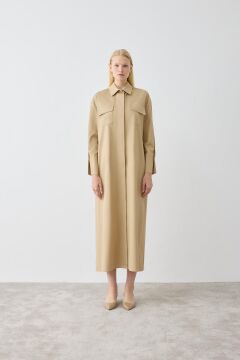 TERZİ DÜKKANI NEFİL ELBİSE CAMEL