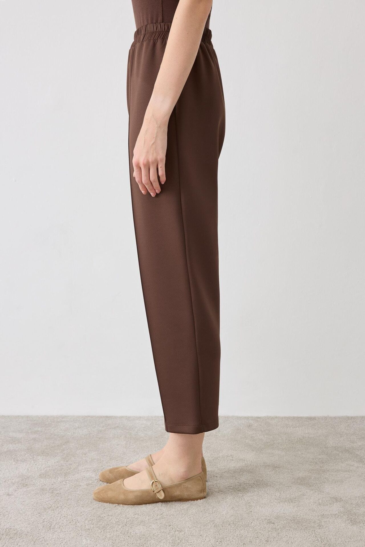 TERZİ DÜKKANI SCUBA OVERSİZE ÇİMALI PANTOLON ACI KAHVE