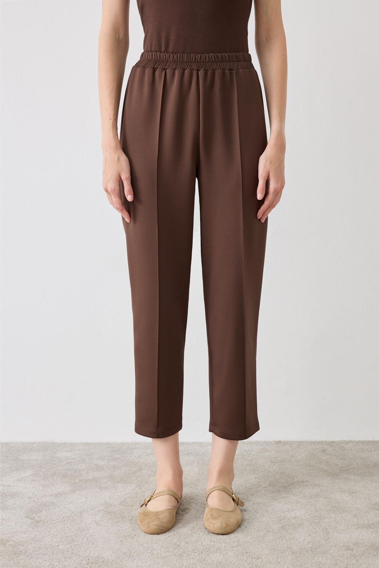 TERZİ DÜKKANI SCUBA OVERSİZE ÇİMALI PANTOLON ACI KAHVE