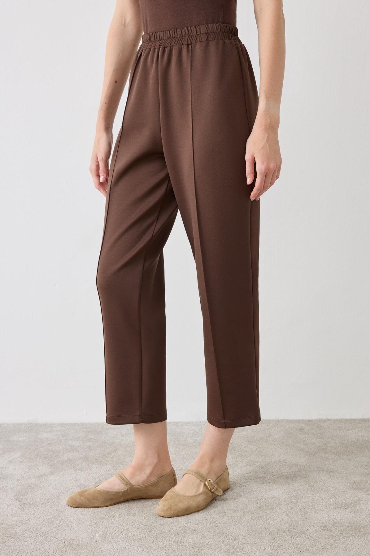 TERZİ DÜKKANI SCUBA OVERSİZE ÇİMALI PANTOLON ACI KAHVE