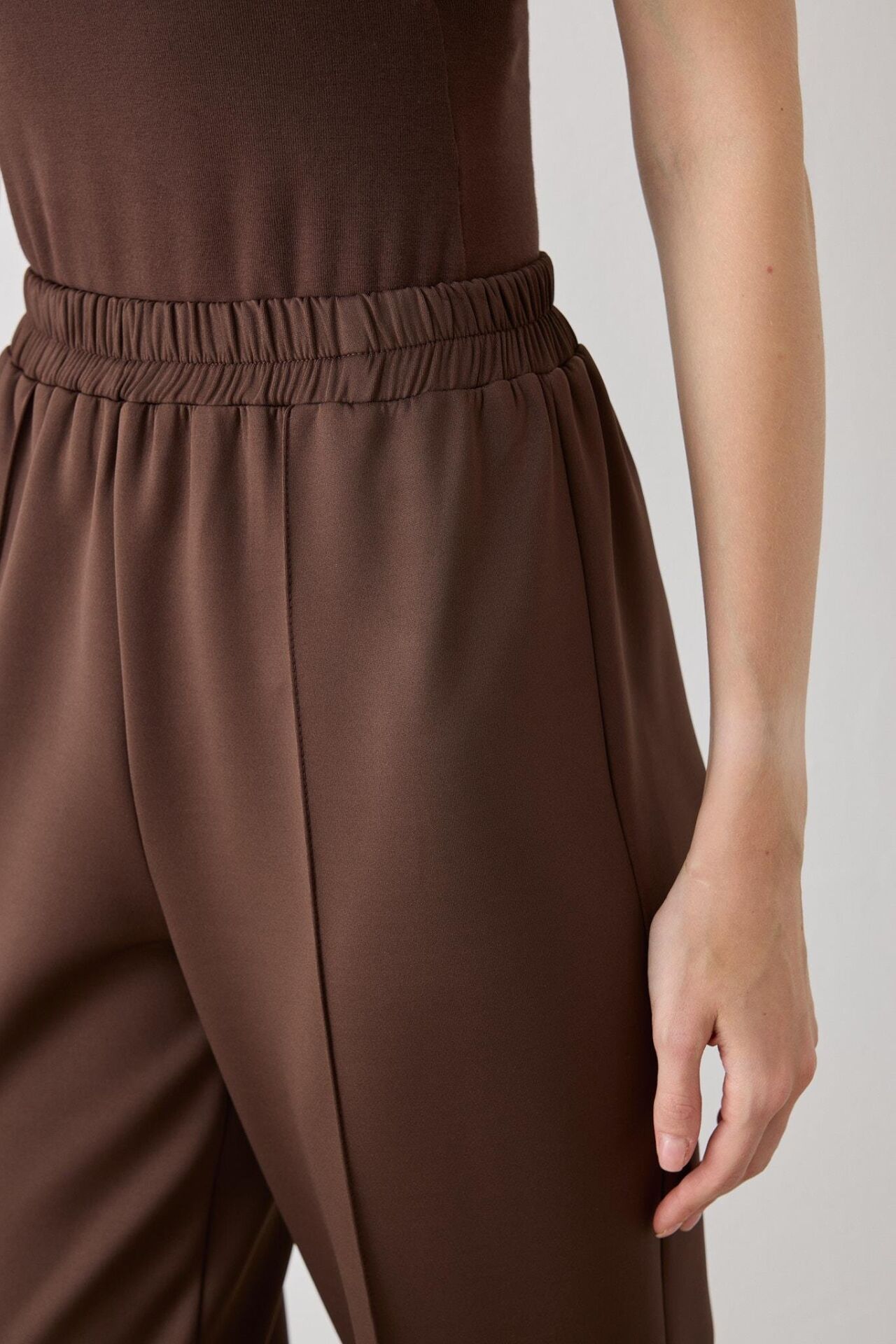 TERZİ DÜKKANI SCUBA OVERSİZE ÇİMALI PANTOLON ACI KAHVE