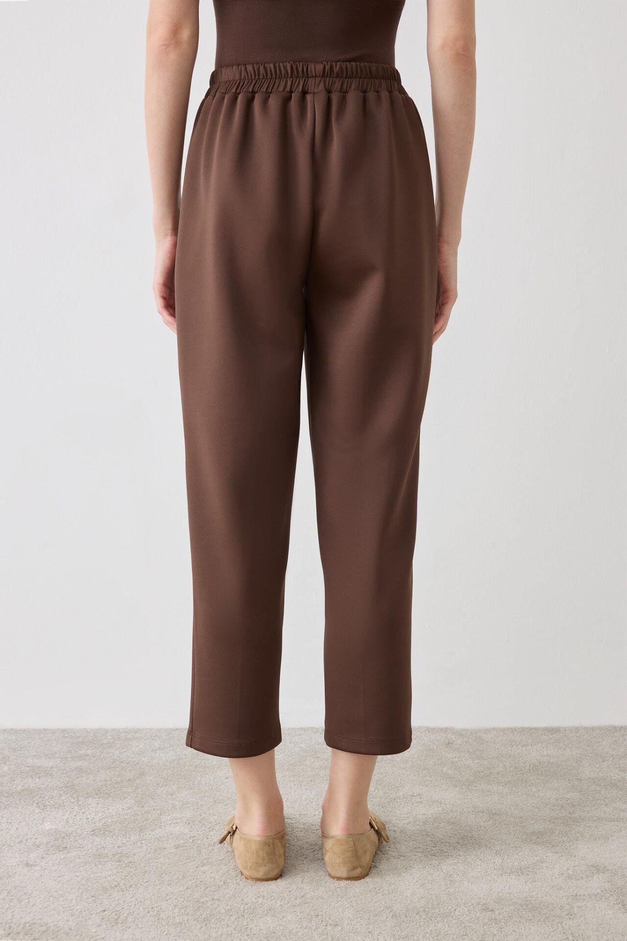 TERZİ DÜKKANI SCUBA OVERSİZE ÇİMALI PANTOLON ACI KAHVE