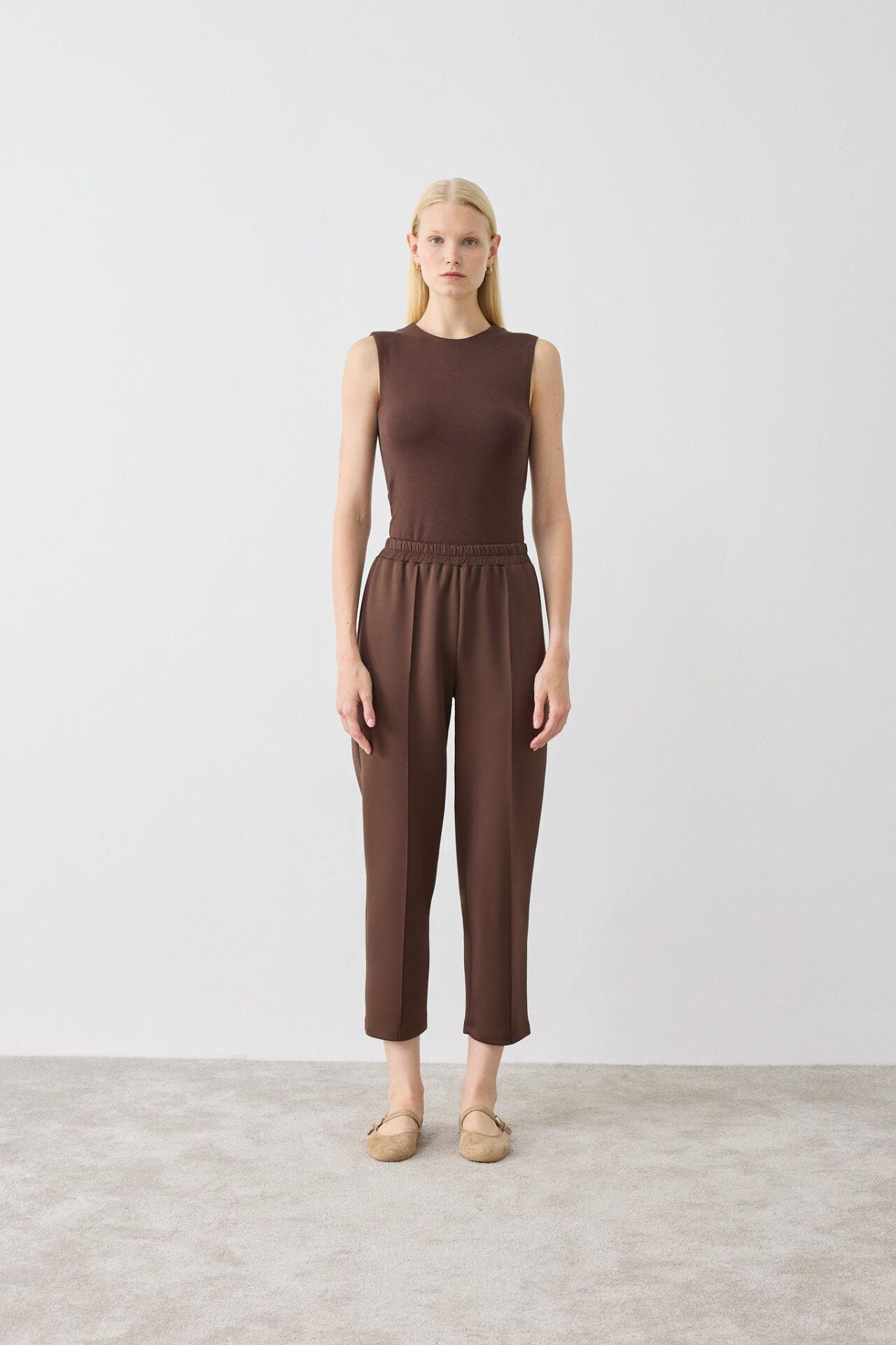 TERZİ DÜKKANI SCUBA OVERSİZE ÇİMALI PANTOLON ACI KAHVE