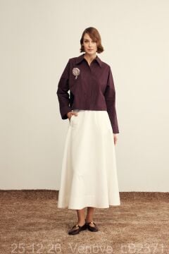 VENÖVE IRINE GÖMLEK BORDO