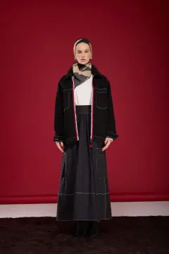 YEŞİM ÖZCAN DENİM CEKET SİYAH