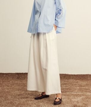 VENÖVE SOLE PANTOLON BEYAZ