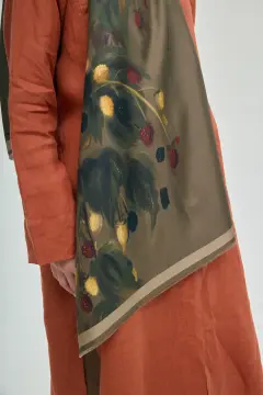 MARA CONCEPT AHUDUDU YEŞİL İPEK ŞAL