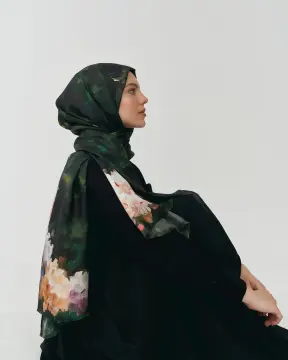 MARA CONCEPT PEONY YEŞİL İPEK ŞAL