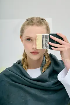 MARA CONCEPT FRENK ANTRASİT İPEK JAKAR ŞAL