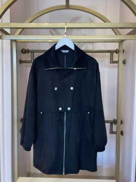 NUSS SÜET KAP SİYAH