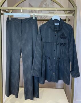 NUSS İŞLEME DETAYLI PANTOLONLU TAKIM