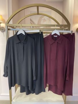 NUSS SERPME TAŞ TAKIM SİYAH