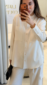 LAVİNİA COUTURE STUDİO GÖMLEK EKRU