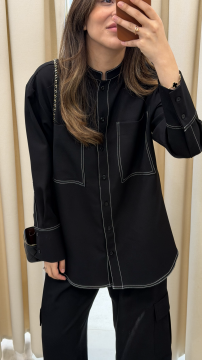 LAVİNİA COUTURE STUDİO GÖMLEK SİYAH