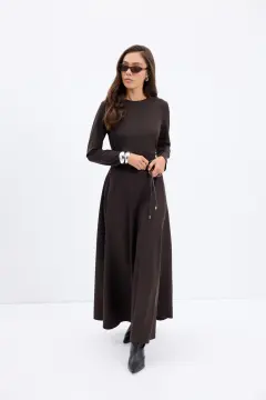 BİSİKLET YAKA PARÇALI UZUN