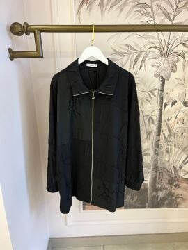 NUSS İŞLEMELİ KAP SİYAH