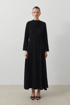 TERZİ DÜKKANI VERONA BRİT DETAYLI KREP ELBİSE