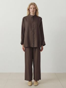 TERZİ DÜKKANI BERA PANTOLONLU TAKIM KAHVE